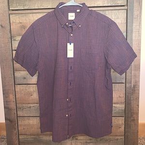 ROWM Men’s Short Sleeve Button Up Shirt NWT